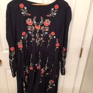 NWT philosophy navy and red floral dress
